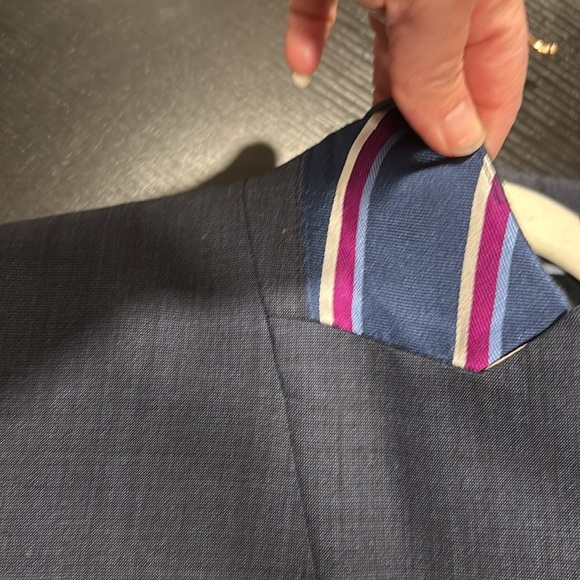 Banana Republic Navy 2 Button Wool Blazer size 8 petite - Picture 12 of 12